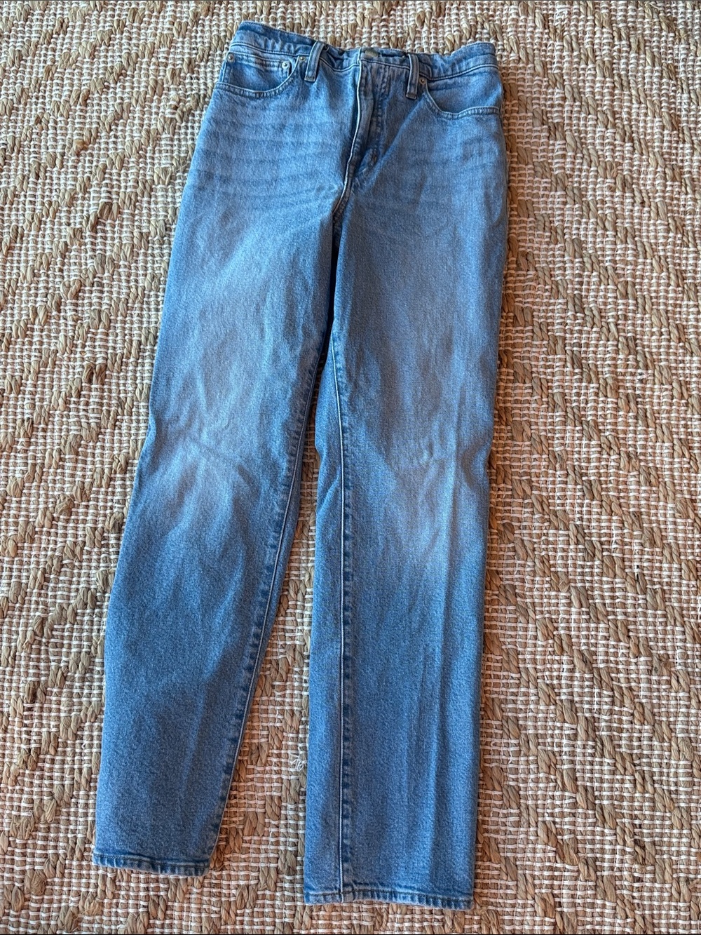 J. Crew Women's Straight Leg Jeans in Medium Blue Wash